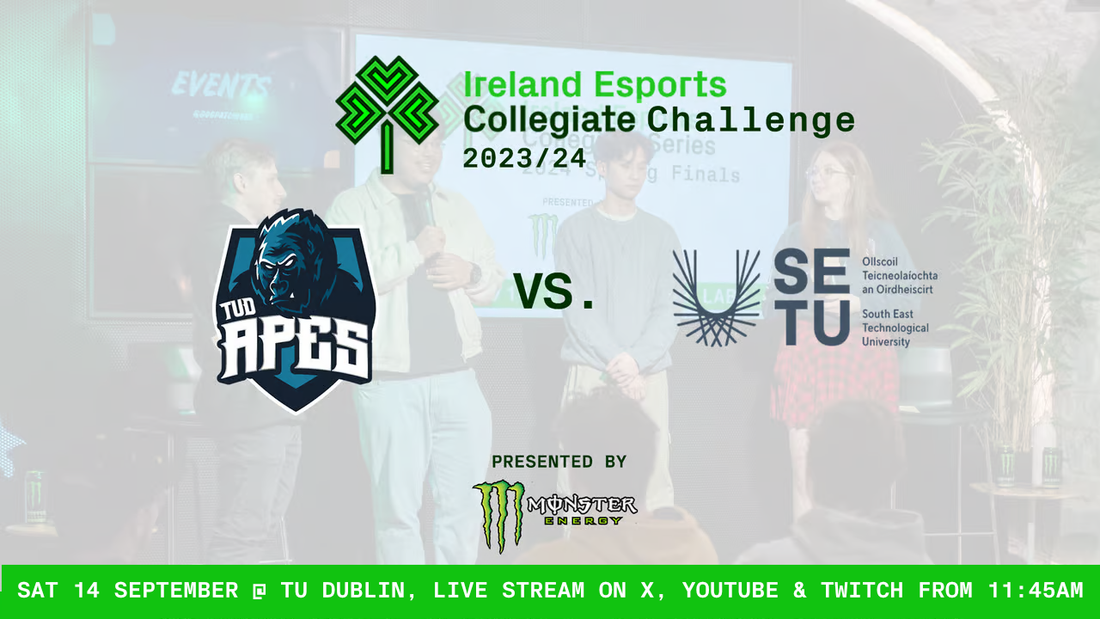 TU Dublin and SETU to Compete for 2023/24 All-Island Collegiate Esports Title