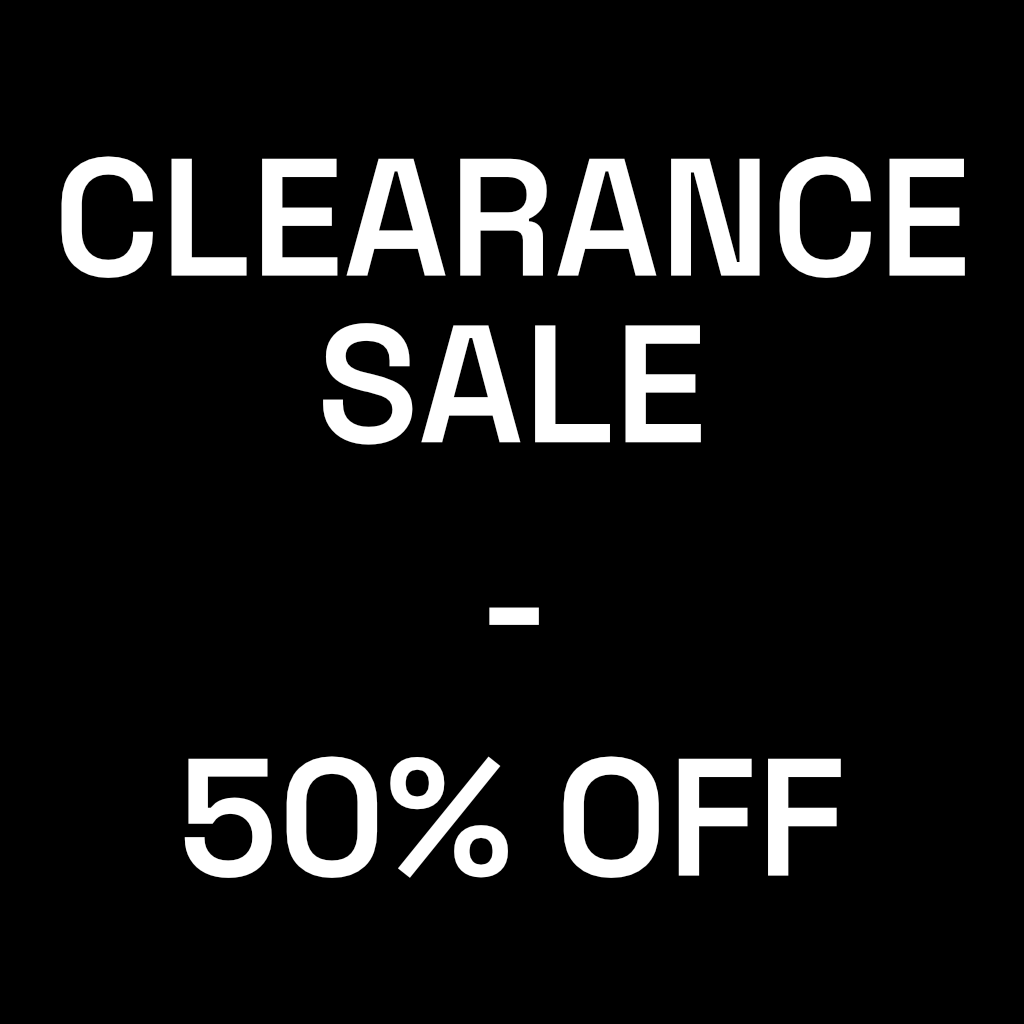 50% Off Clearance Sale